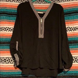 Black long-sleeved Blouse